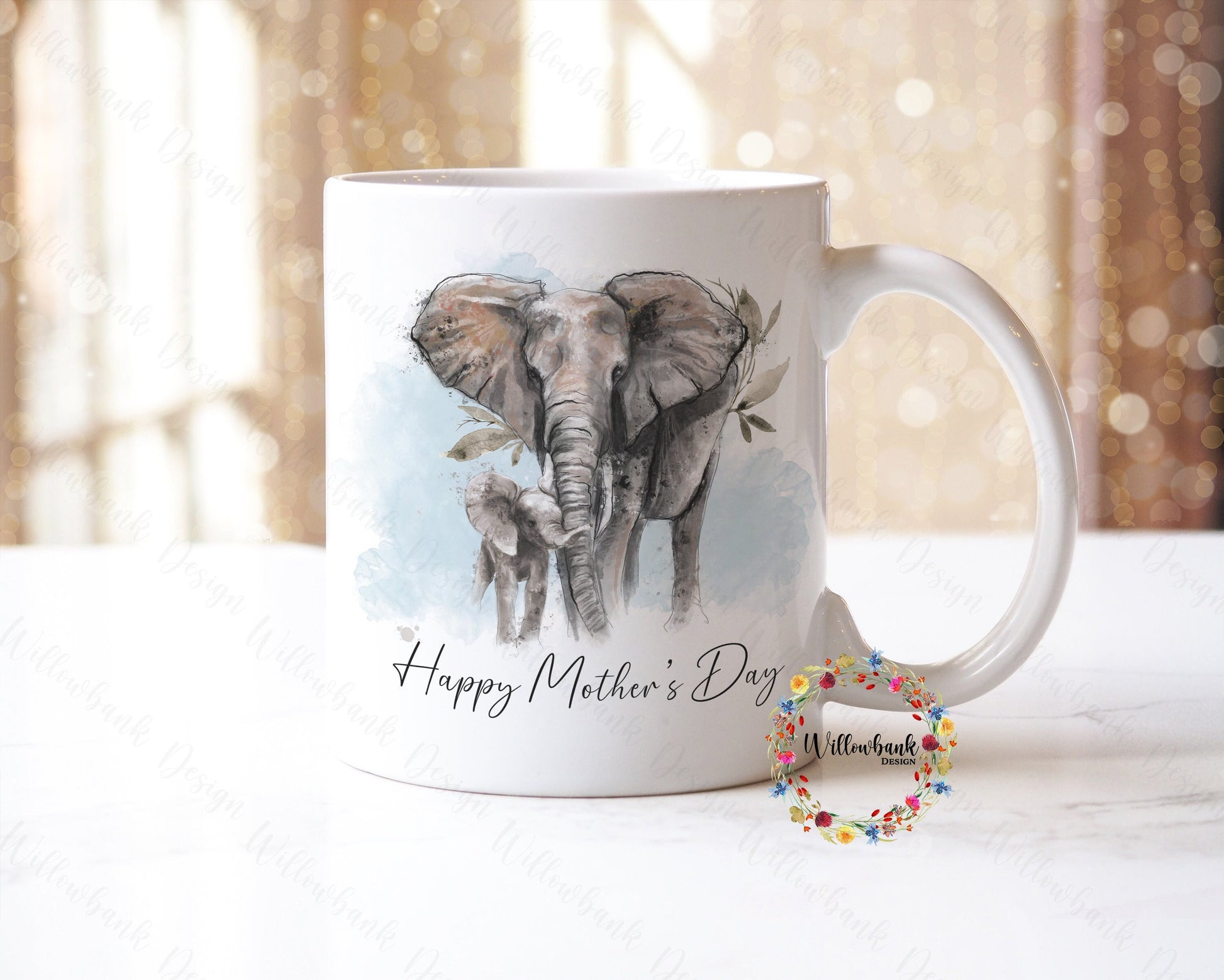 Elephant Family Mug | Mother's Day Present