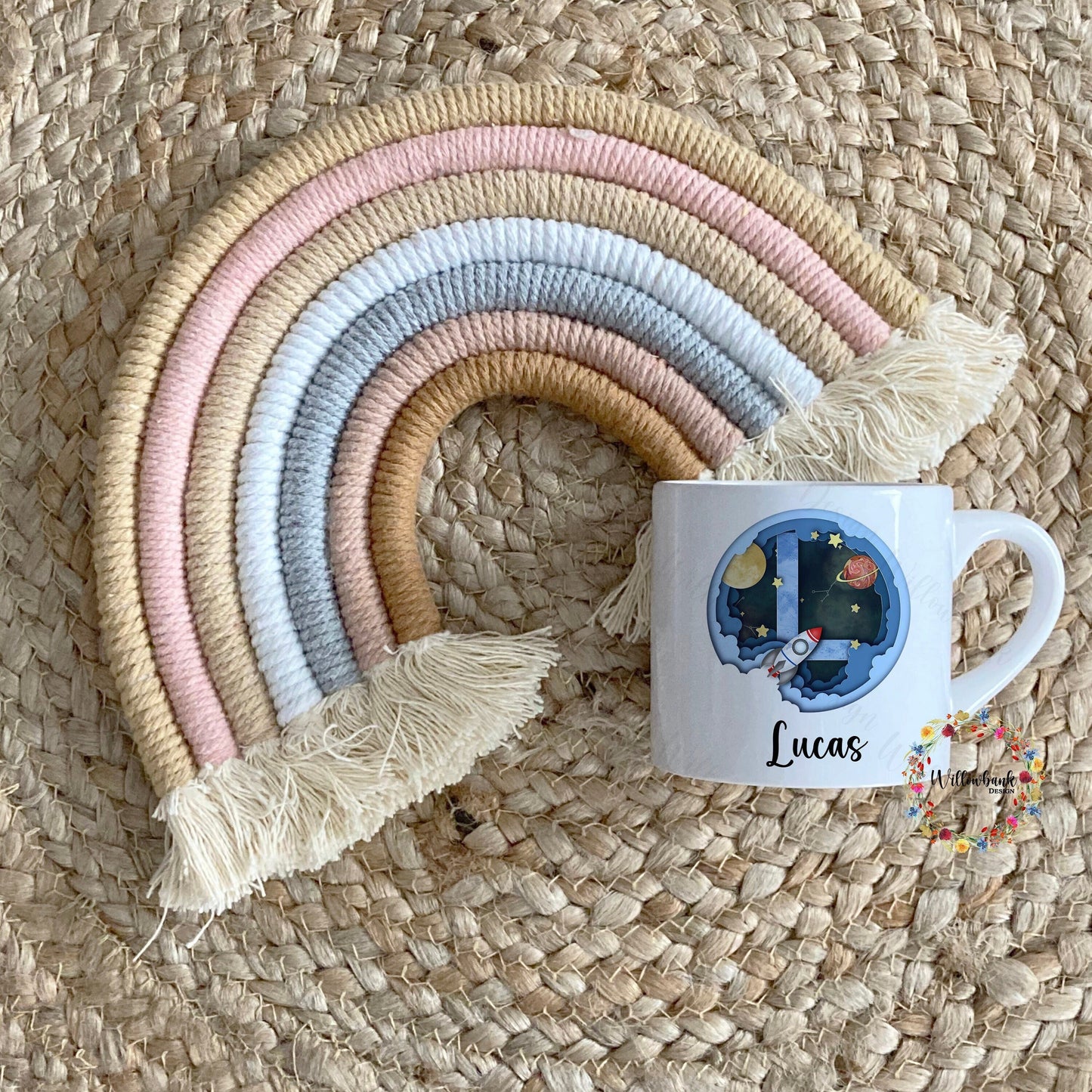 Children's Outer Space Personalised Kids 6oz Mug