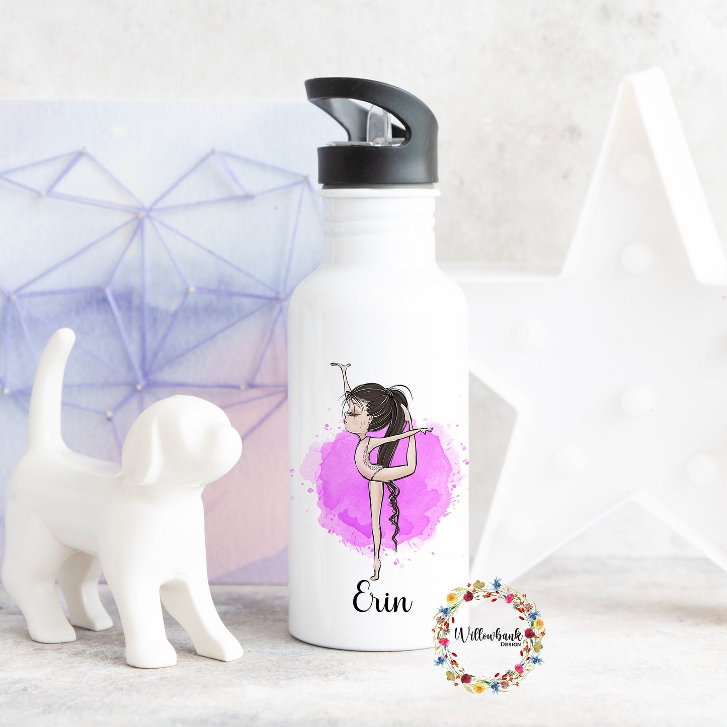 Personalised Gymnastics Water Bottle