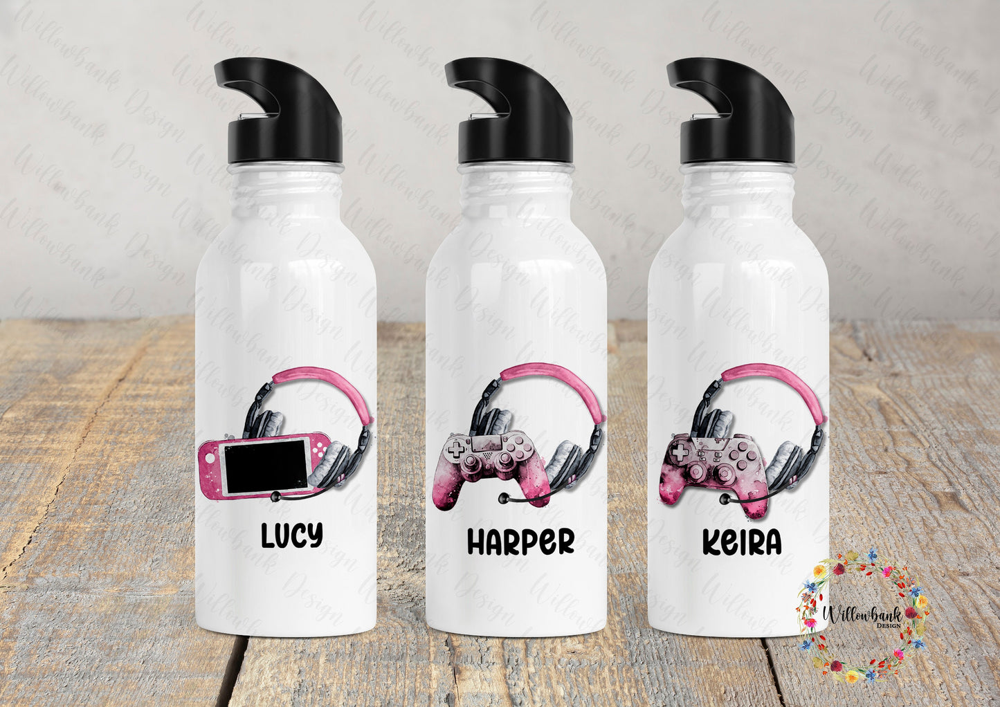 Personalised Gaming Water Bottle