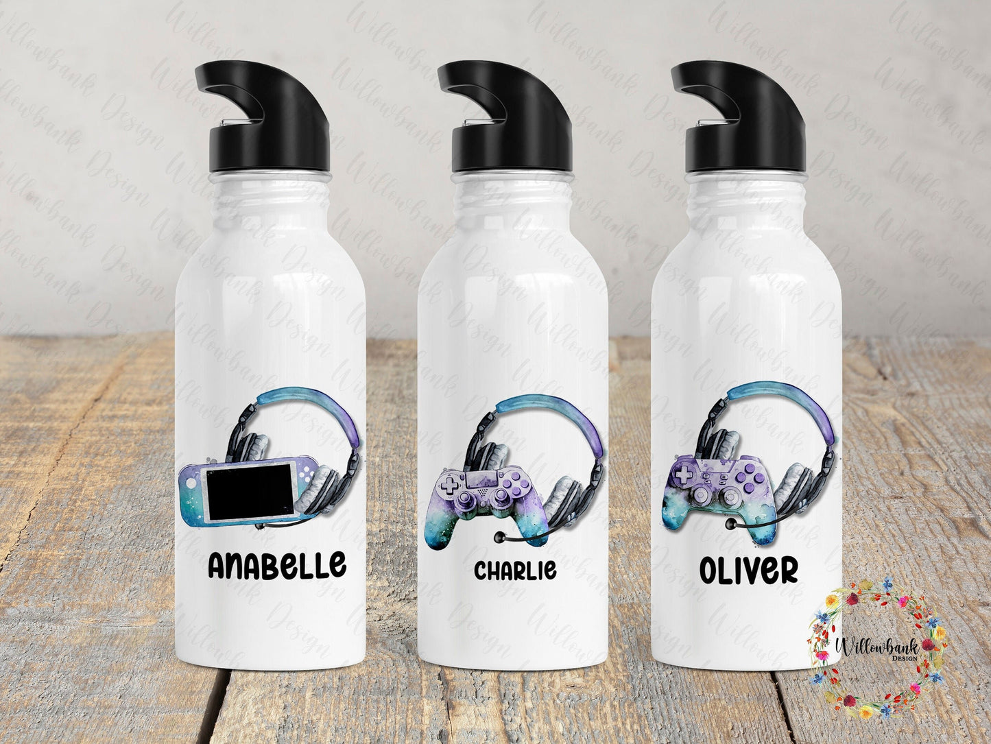 Personalised Gaming Water Bottle