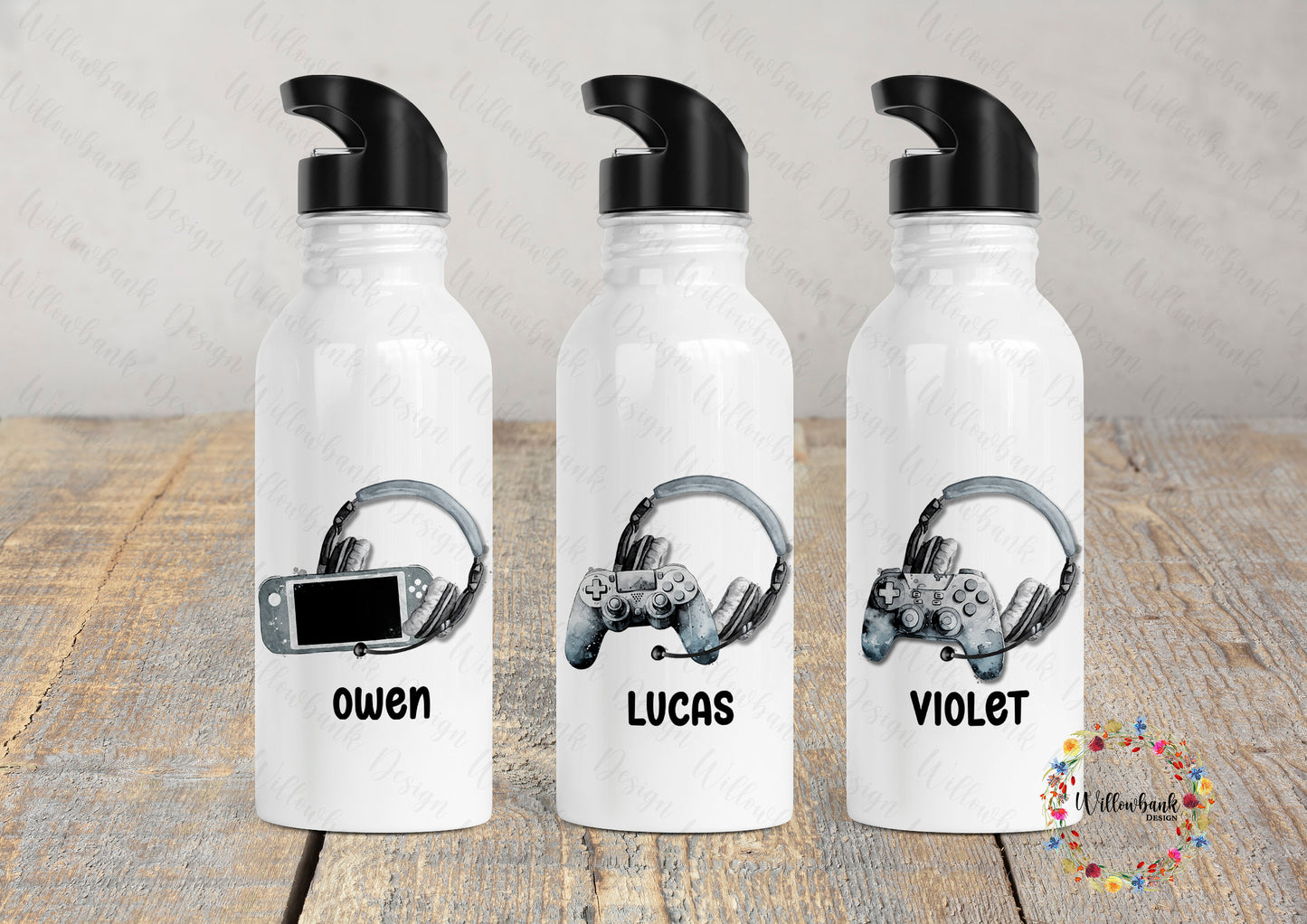 Personalised Gaming Water Bottle