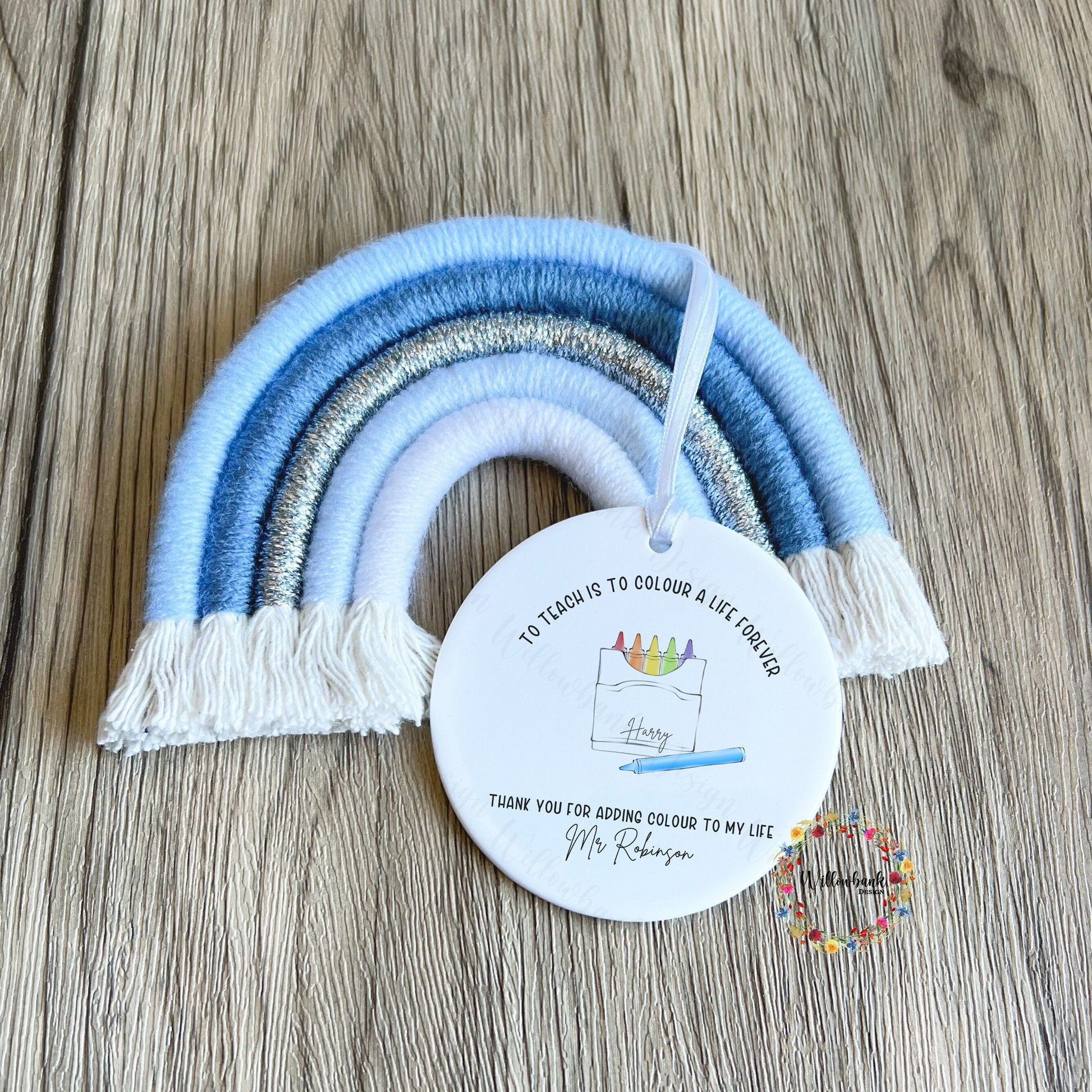 To Teach Is To Colour A Life Forever Thank You Teacher Gift