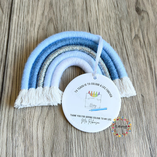 To Teach Is To Colour A Life Forever Thank You Teacher Gift