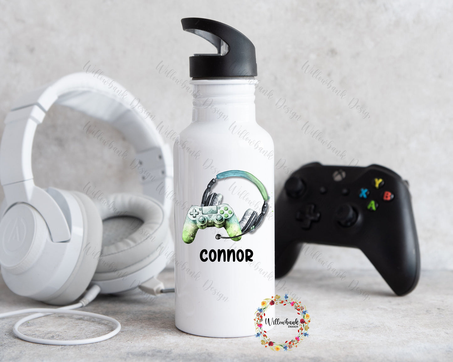 Personalised Gaming Water Bottle