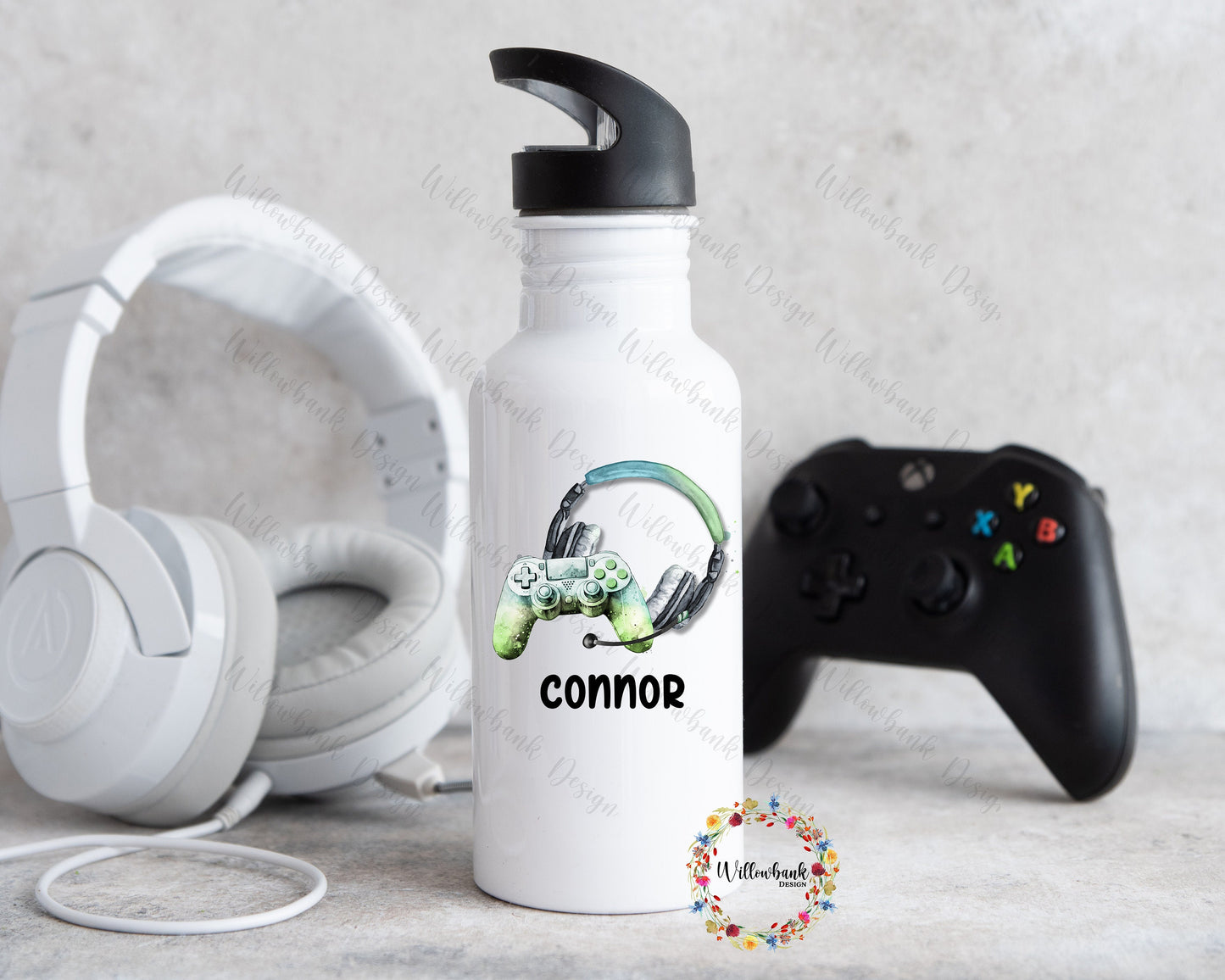 Personalised Gaming Water Bottle