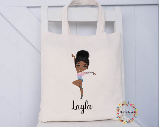 Personalised Gymnastics Tote Bag