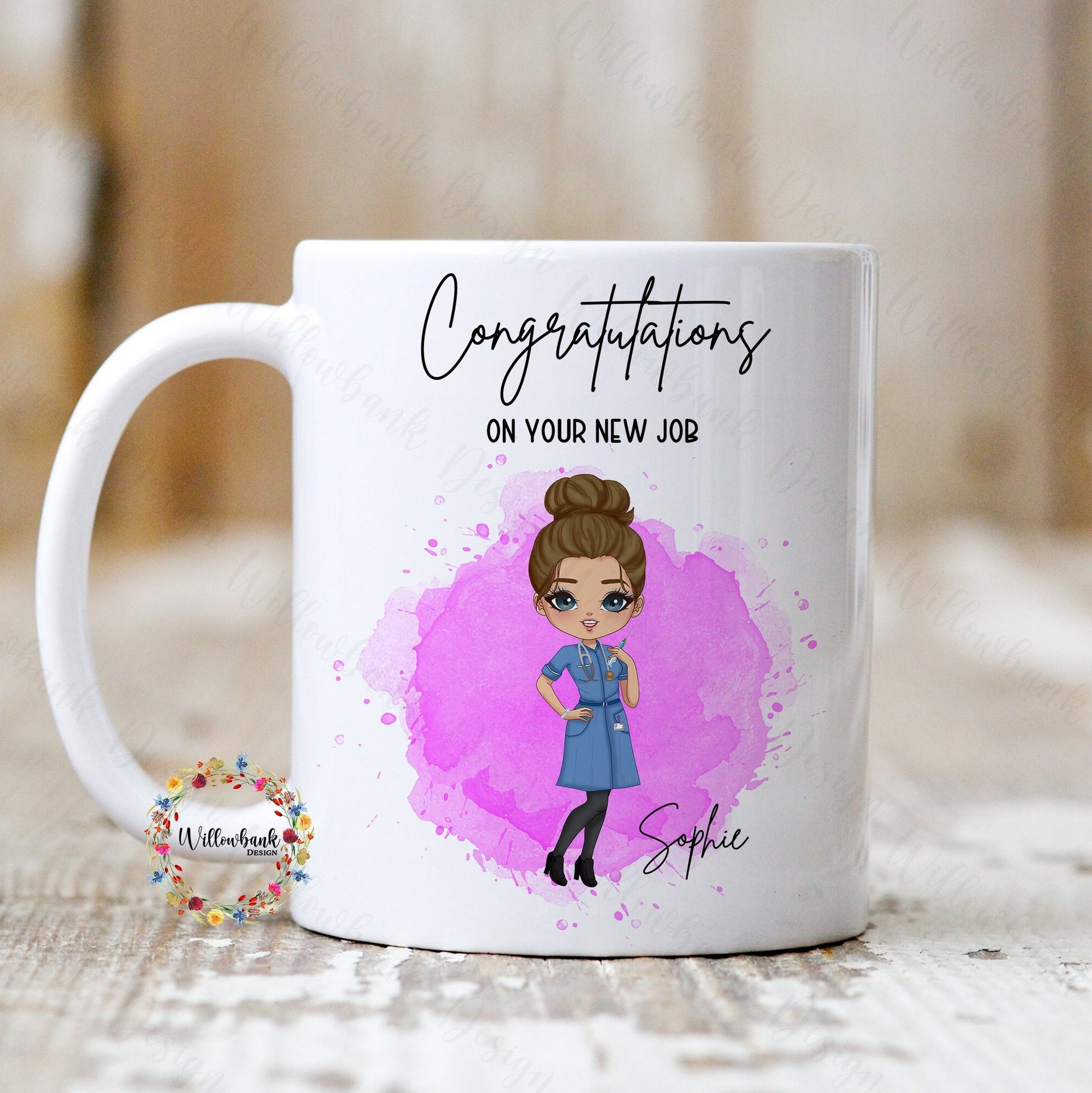 Personalised Nurse 11oz Mug