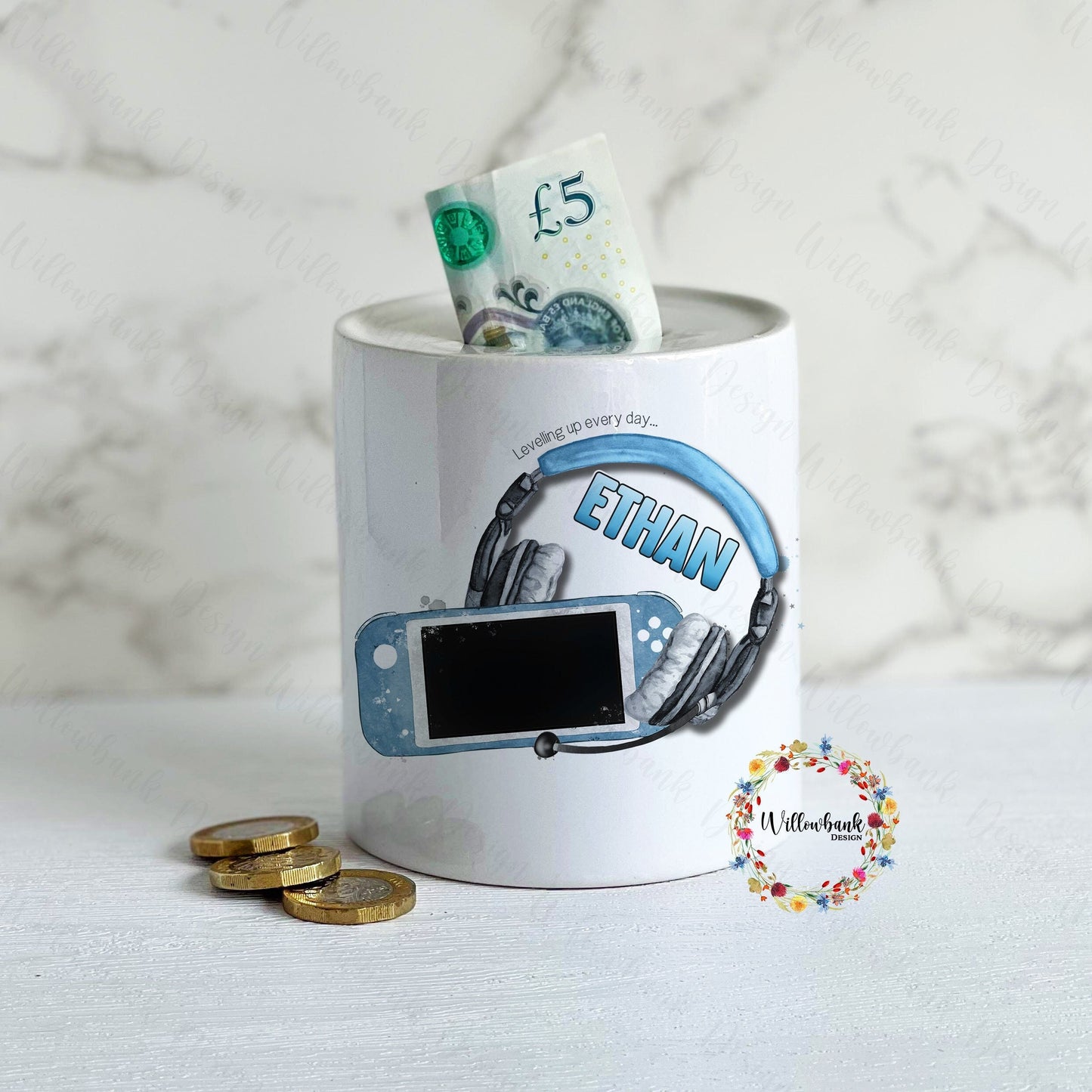 Personalised Gaming Money Box