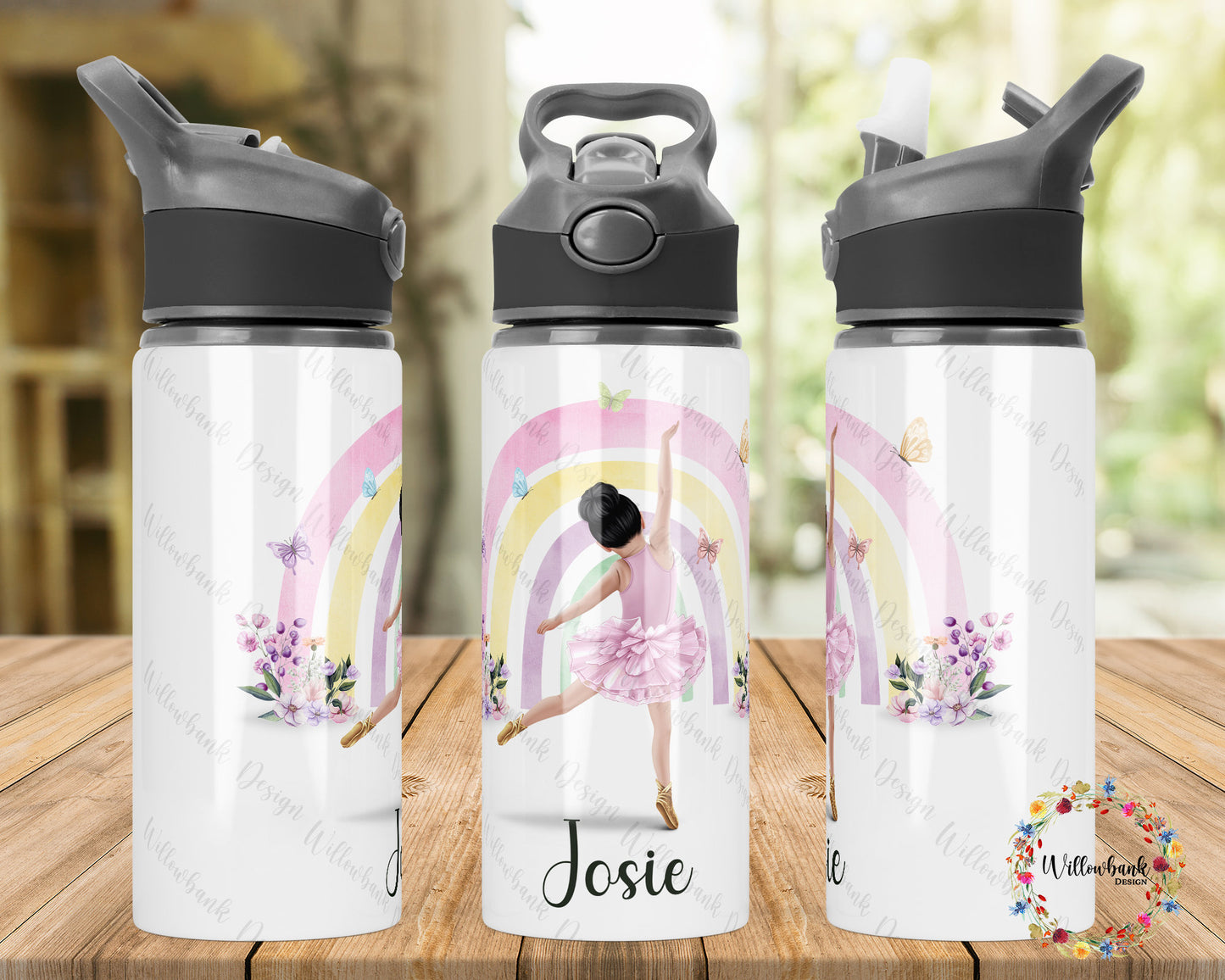 Personalised Ballerina Water Bottle