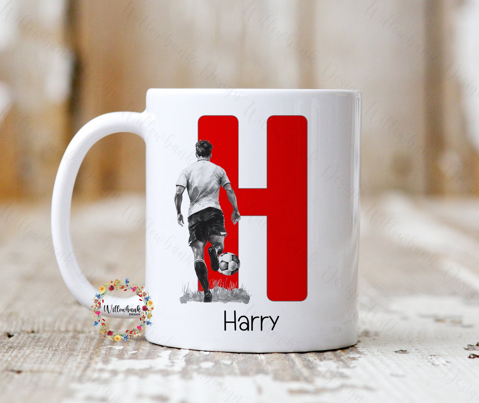 Personalised Football Mug