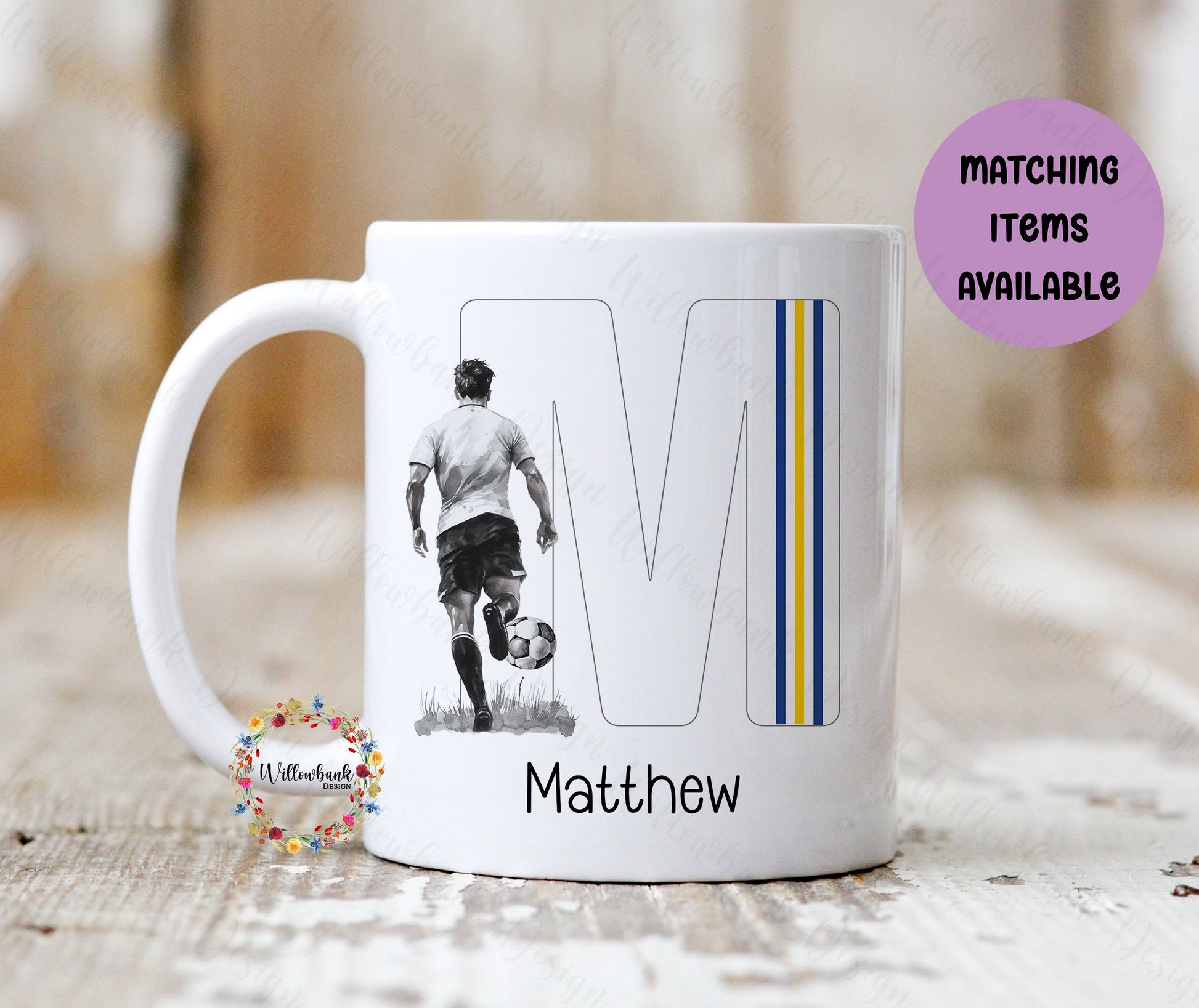 Personalised Football Mug