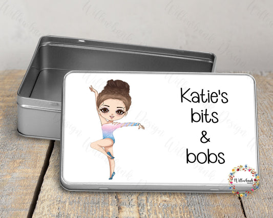 Personalised Gymnast Tin