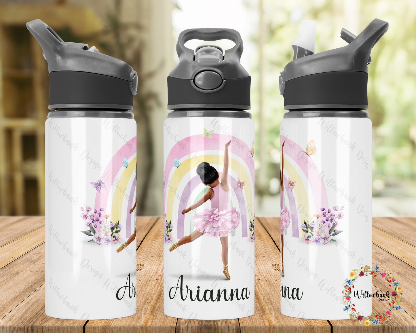 Personalised Ballerina Water Bottle