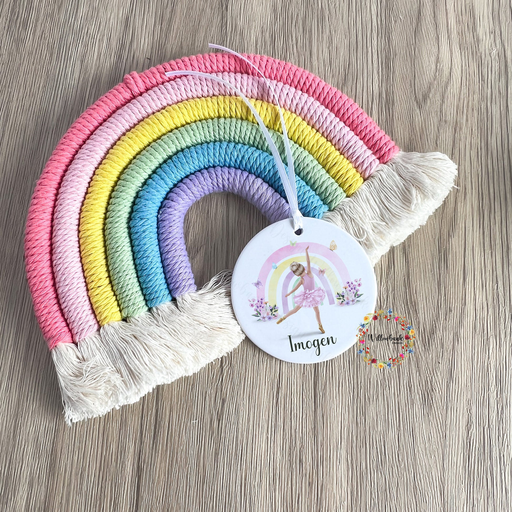 Personalised Ballerina Hanging Decoration