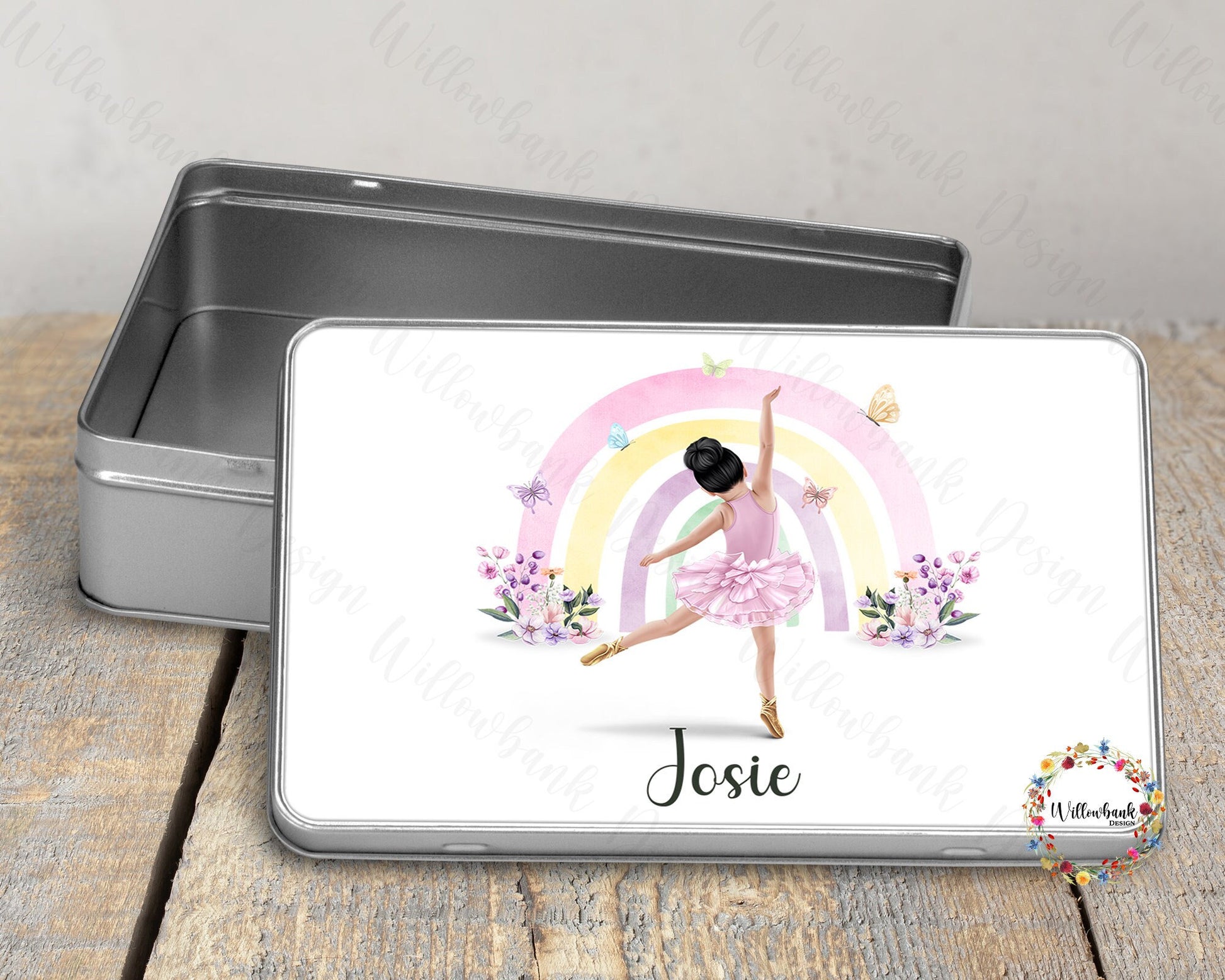 Personalised Ballerina Tin