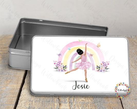 Personalised Ballerina Tin