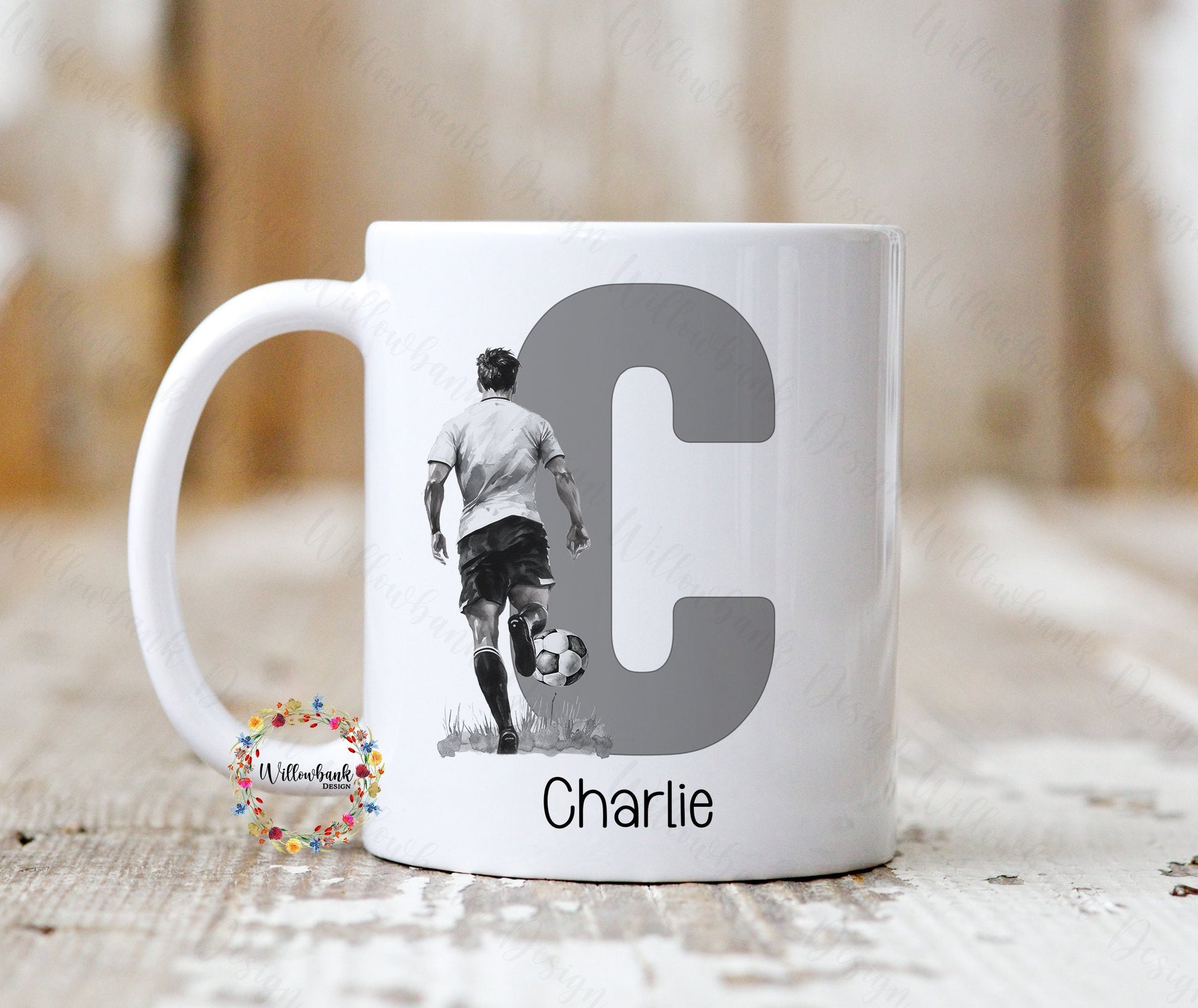 Personalised Football Mug