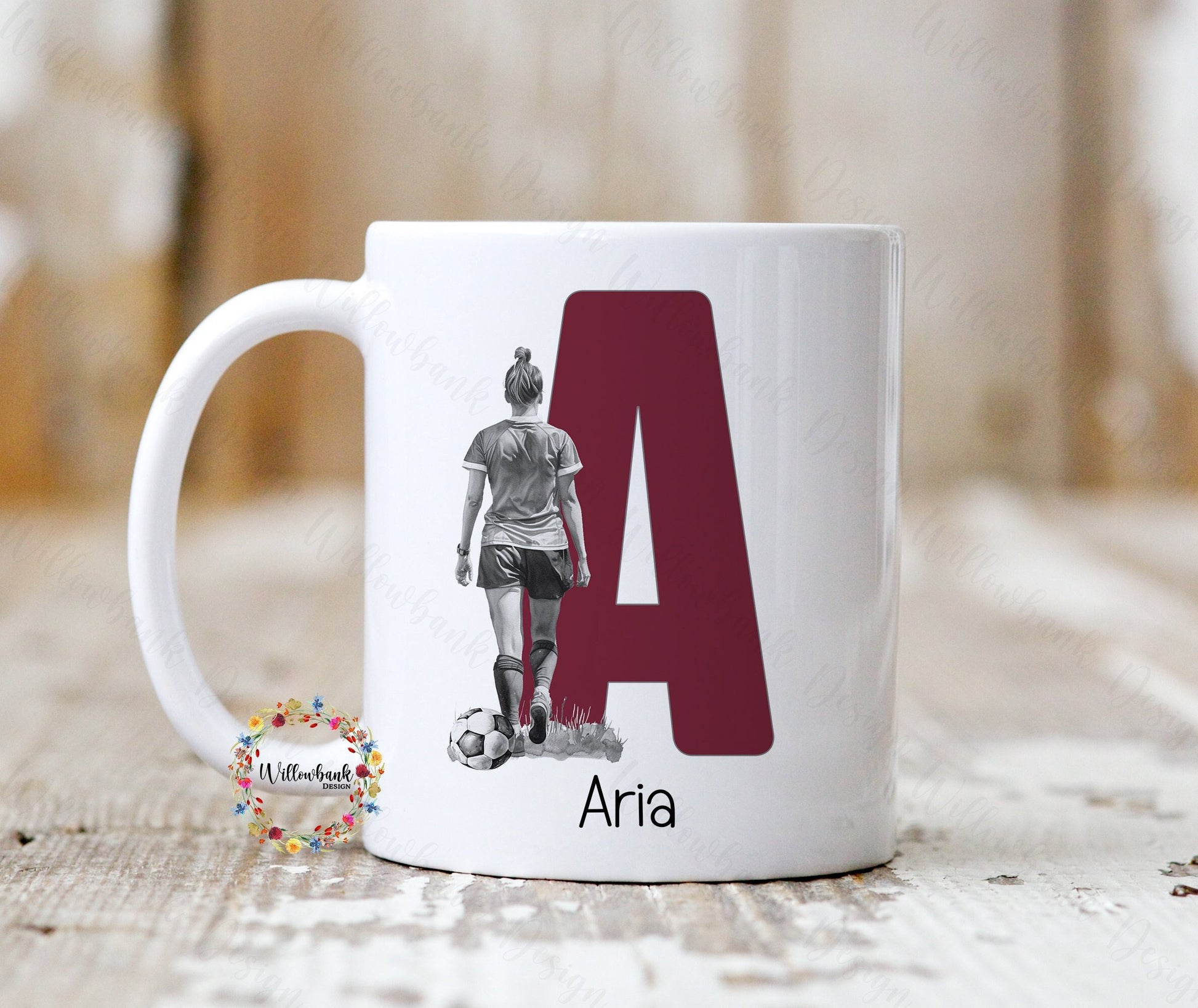 Personalised Football Mug
