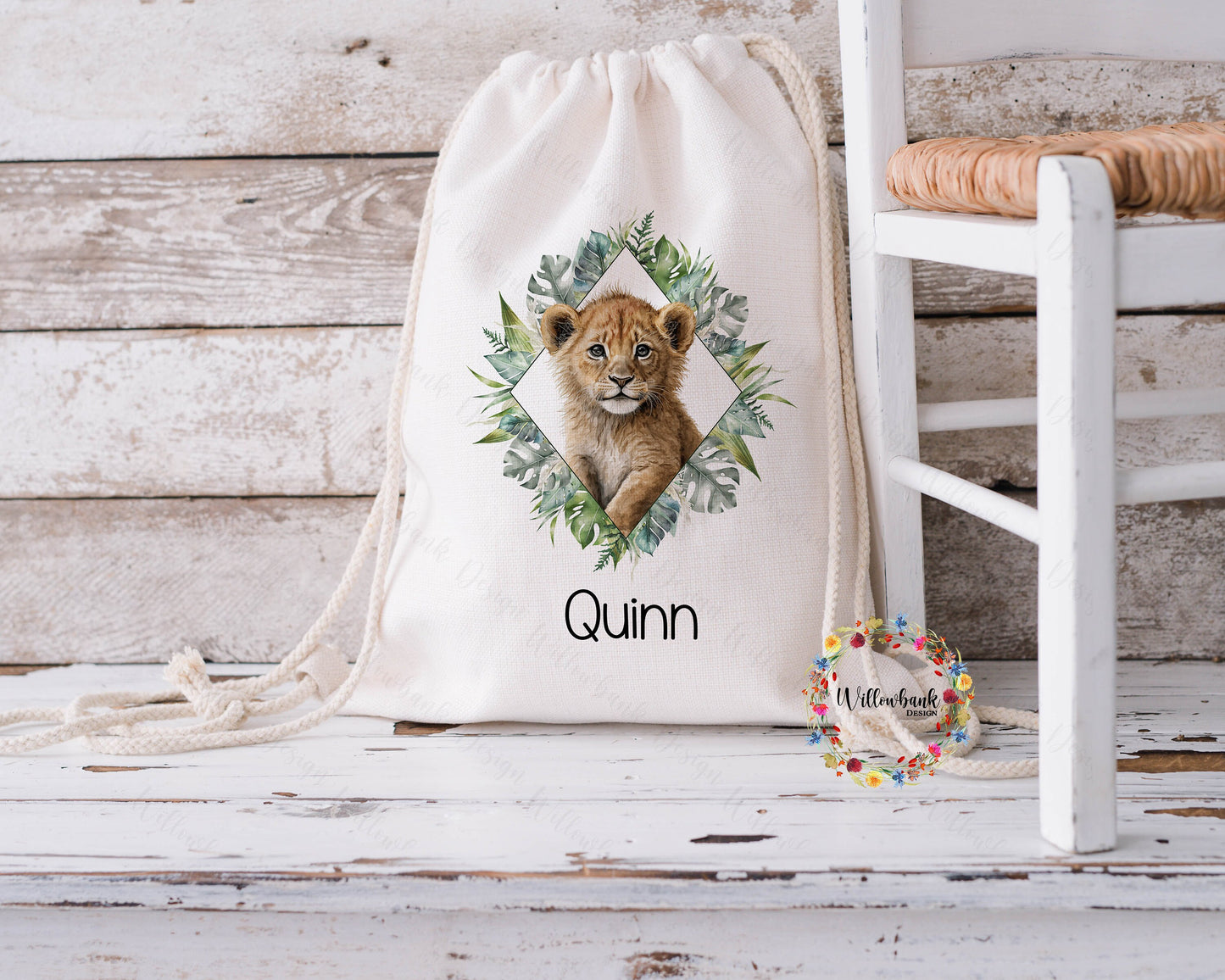 Personalised Safari Animal Bag