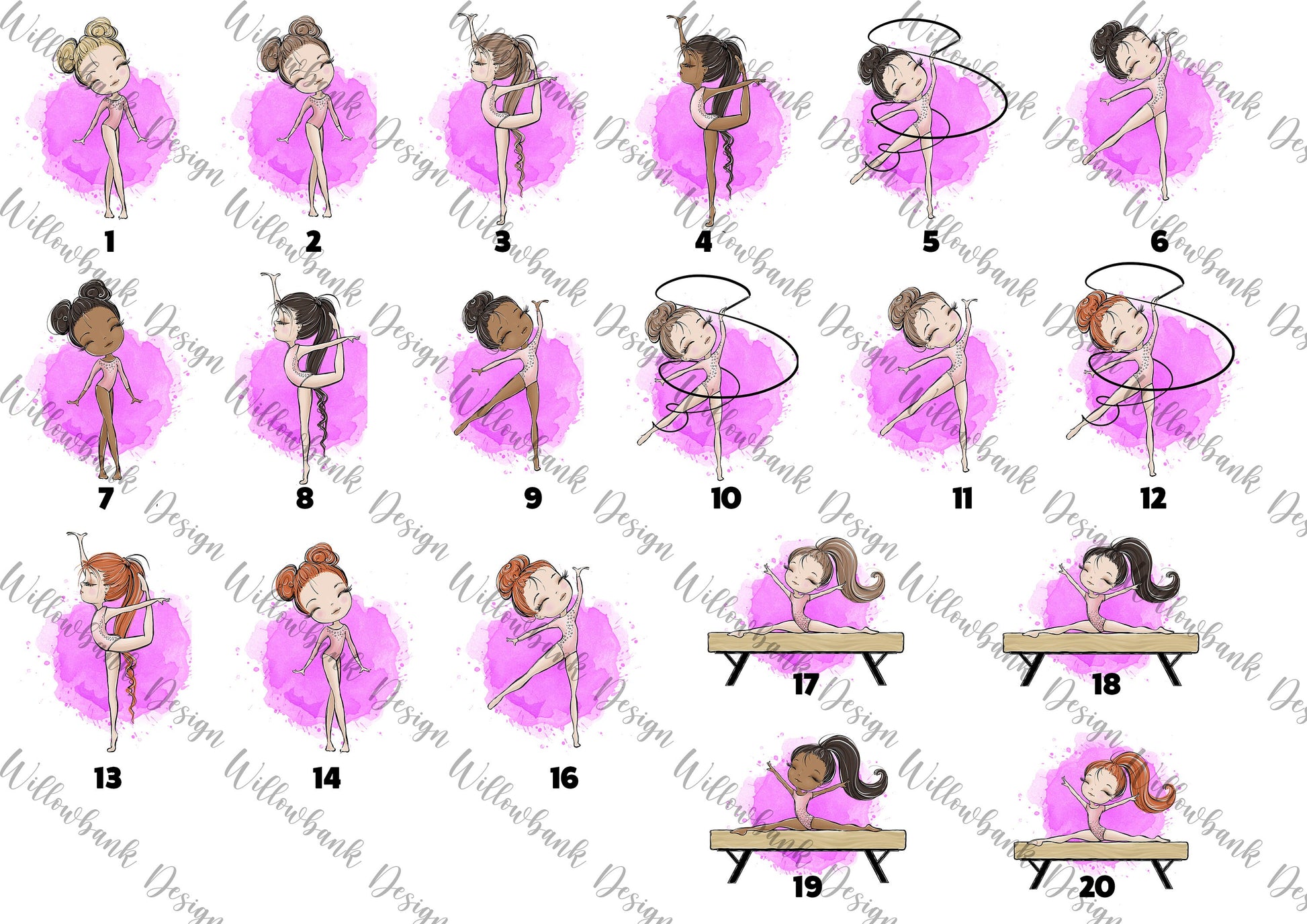 Personalised Gymnastics Money Box