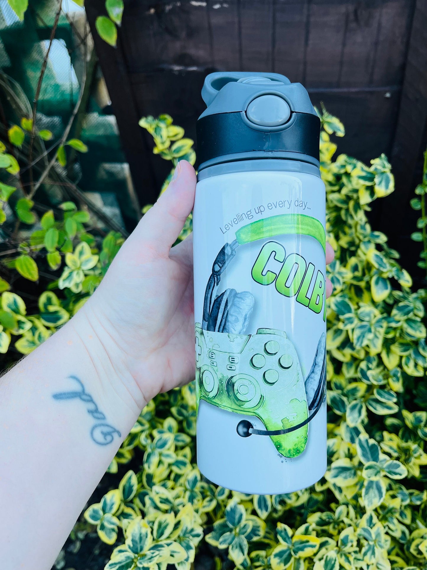 Personalised Gaming Water Bottle