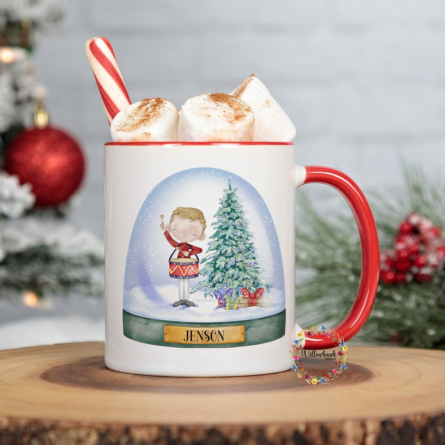 Personalised Christmas Drummer Boy 11oz Mug