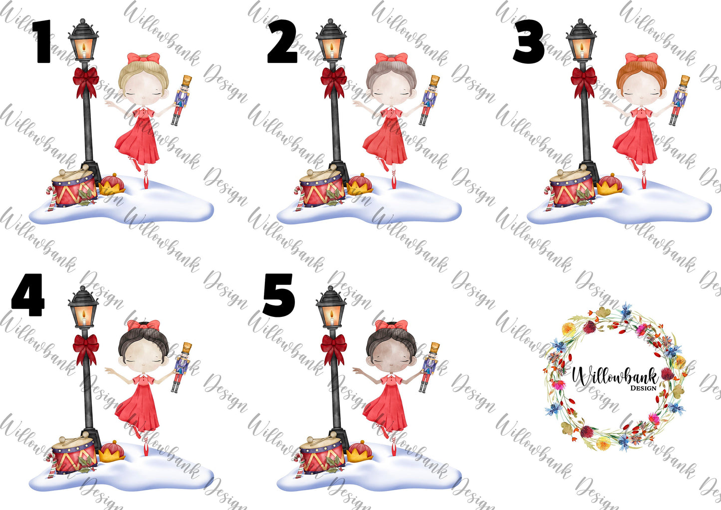 Personalised Christmas Nutcracker Ballerina 11oz Mug