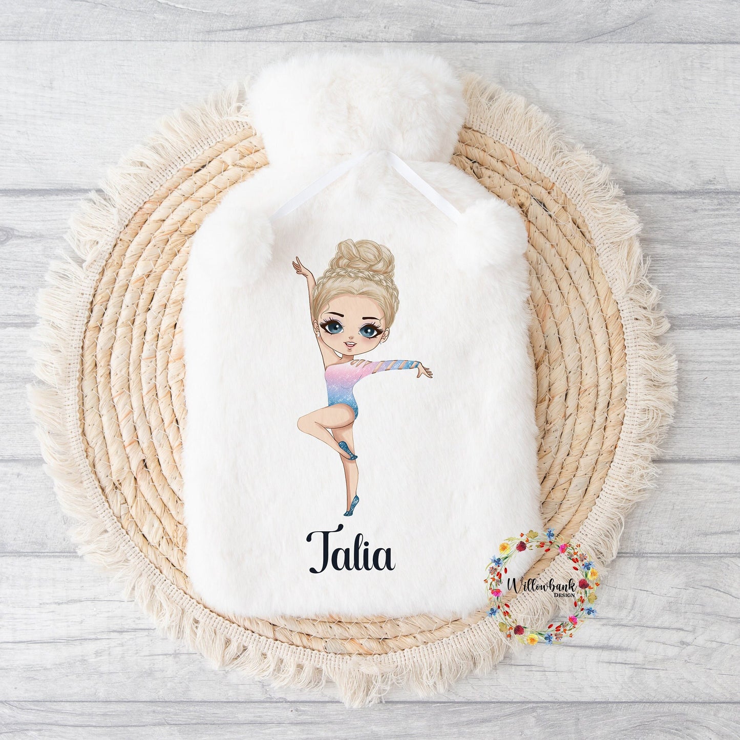 Dancer Gymnast Hot Water Bottle