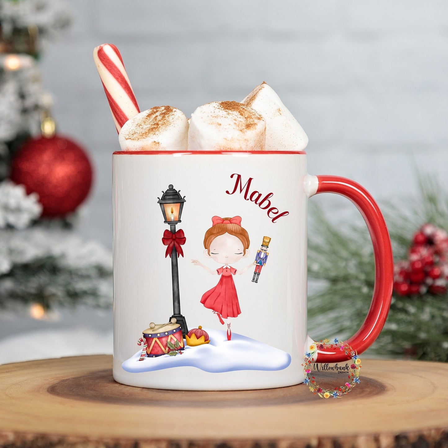 Personalised Christmas Nutcracker Ballerina 11oz Mug