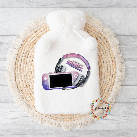 Personalised Gamer Hot Water Bottle