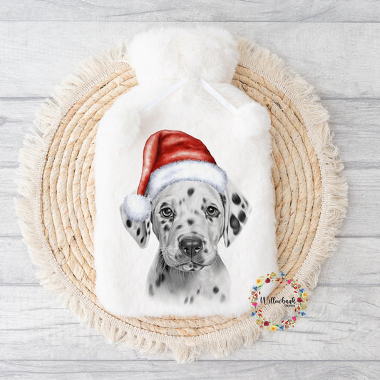 Personalised Dalmation Hot Water Bottle