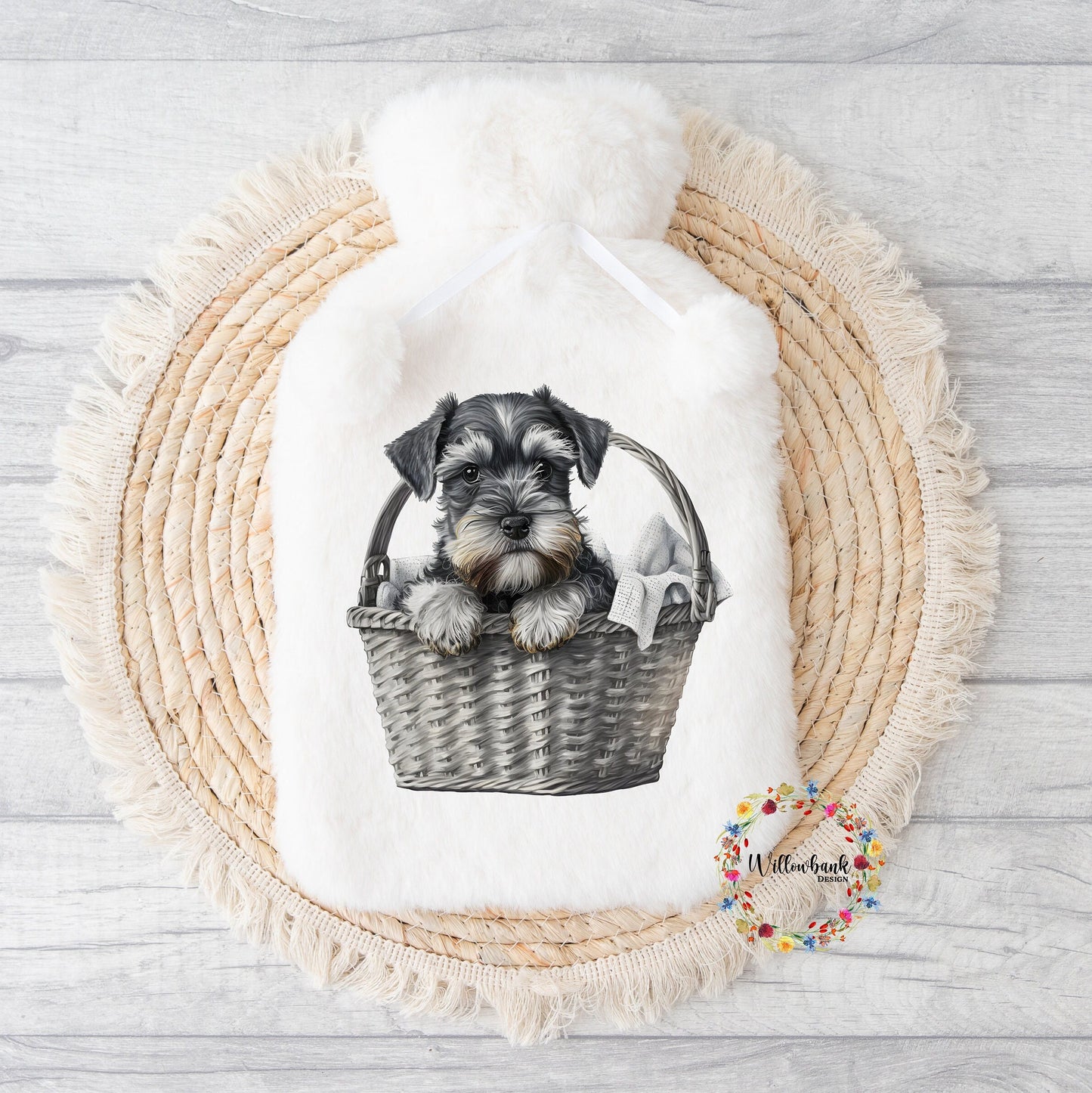 Miniature Schnauzer Hot Water Bottle