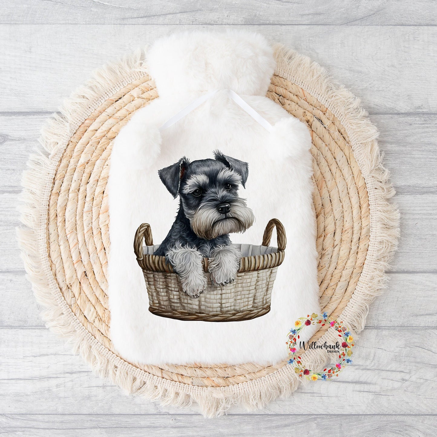 Miniature Schnauzer Hot Water Bottle