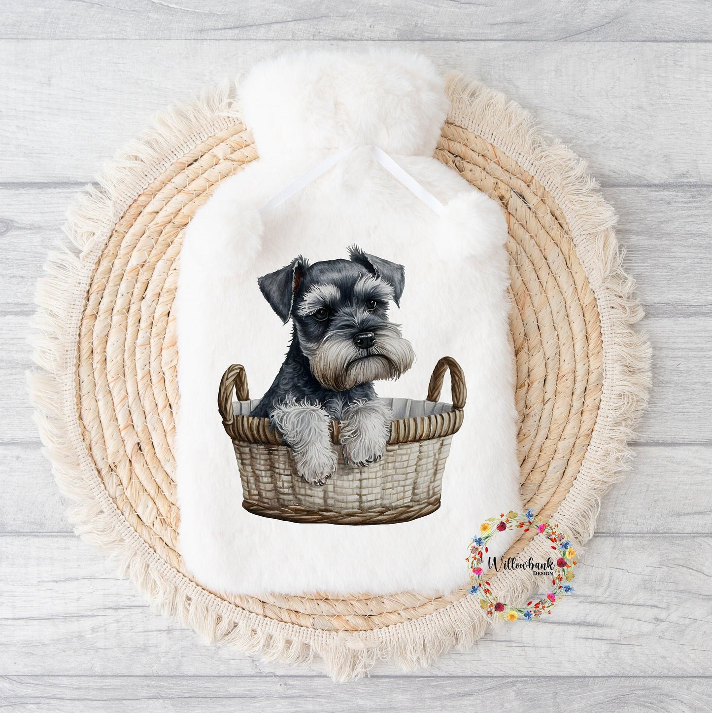 Miniature Schnauzer Hot Water Bottle