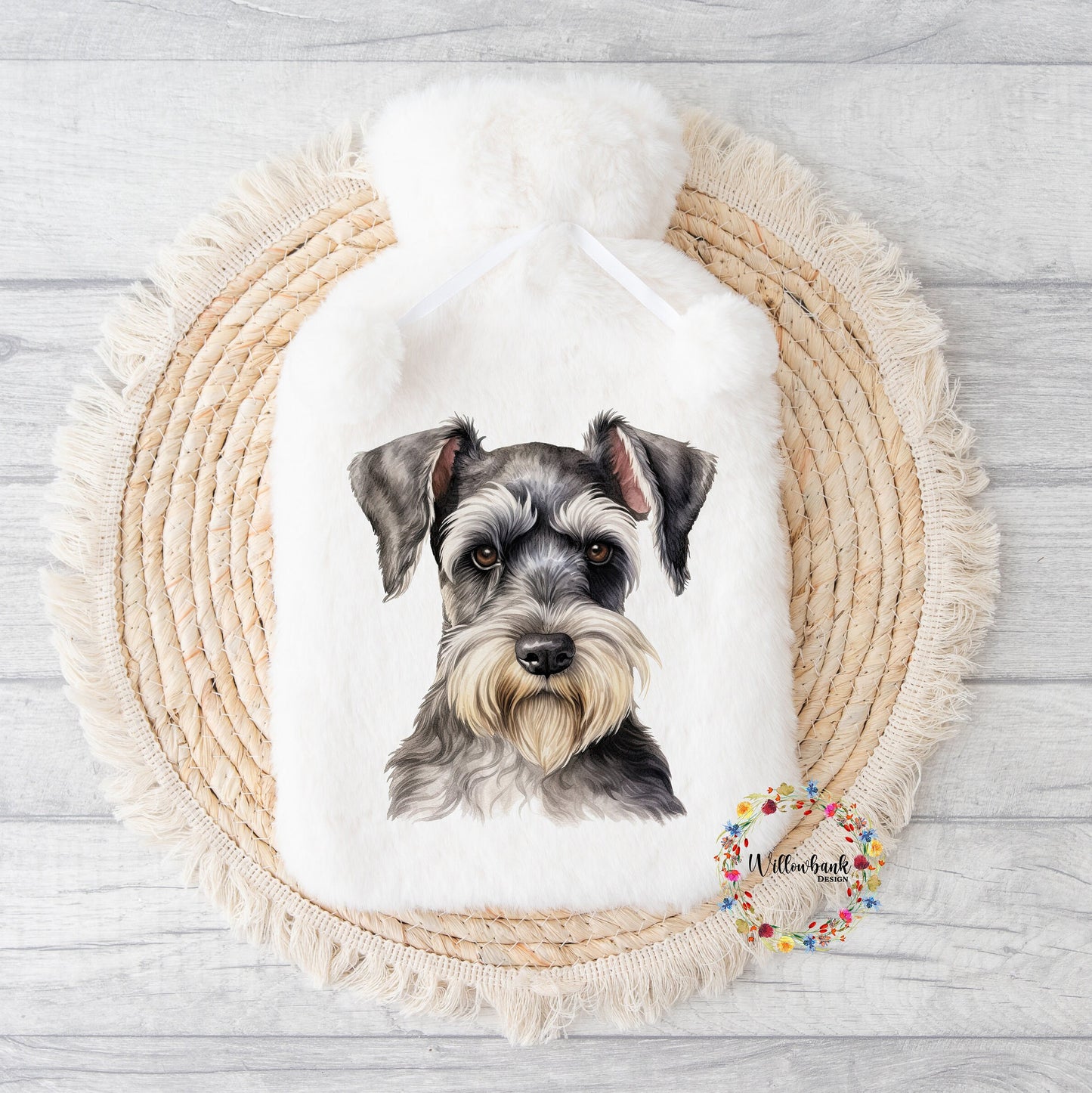 Miniature Schnauzer Hot Water Bottle