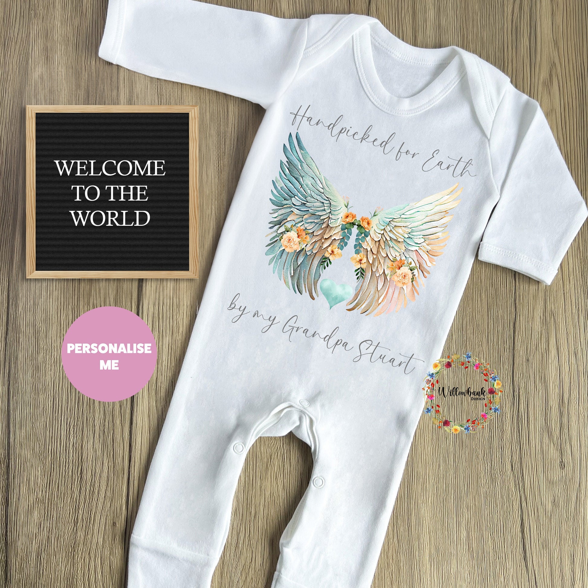 Handpicked For Earth Baby Grow