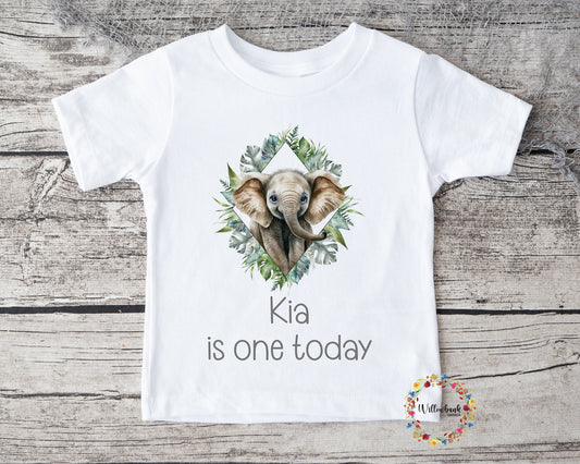 Personalised Happy Birthday Safari Anima