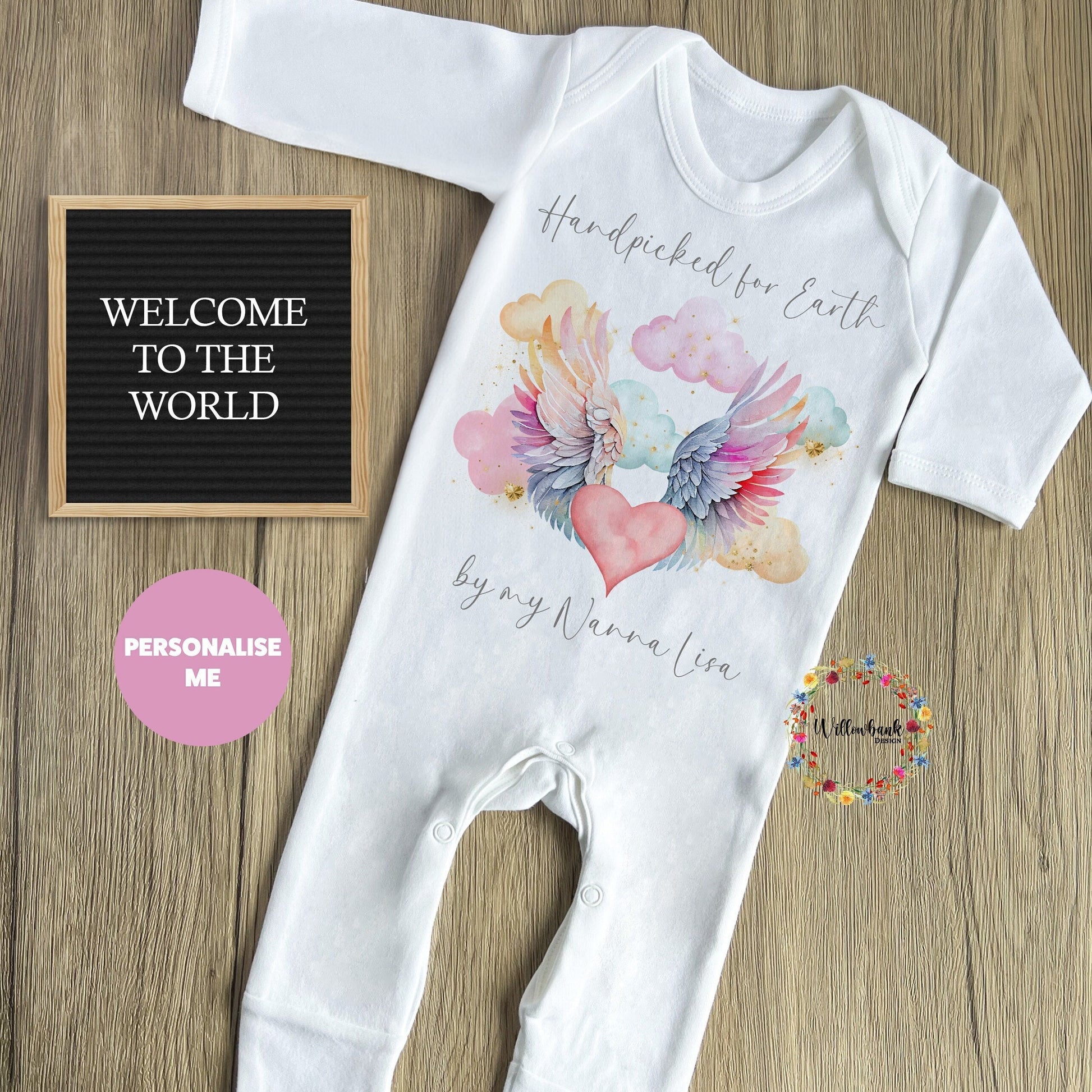 Handpicked For Earth Baby Grow