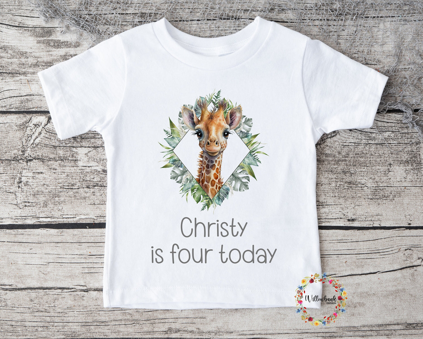 Personalised Happy Birthday Safari Anima