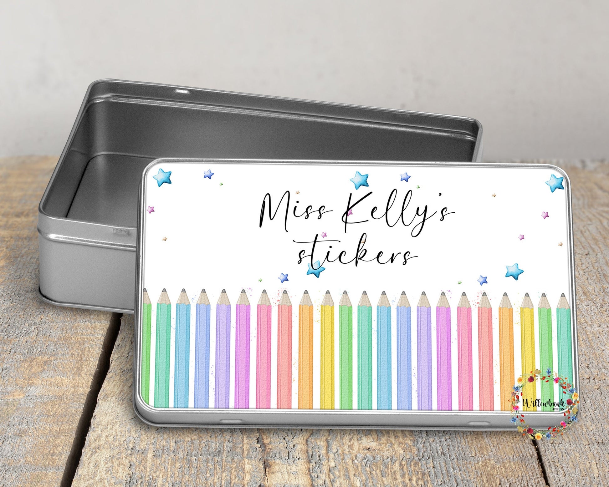 Personalised Teacher Storage Tin