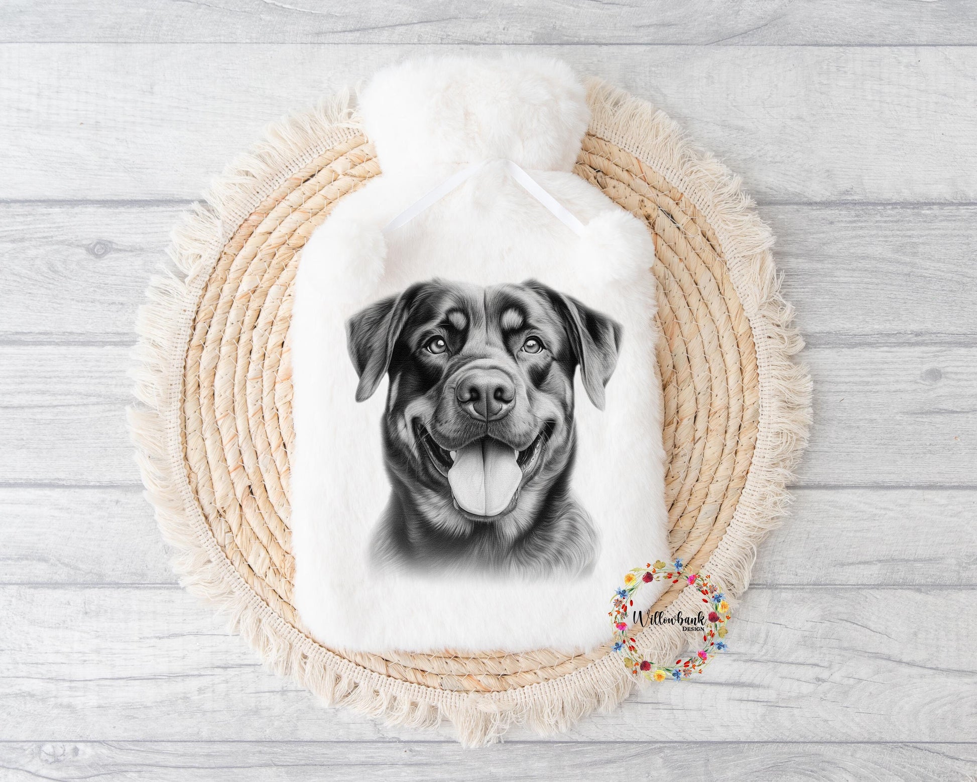 Rottweiler Hot Water Bottle