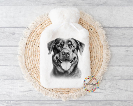 Rottweiler Hot Water Bottle