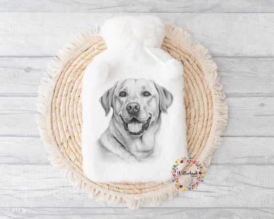 Yellow Labrador Hot Water Bottle