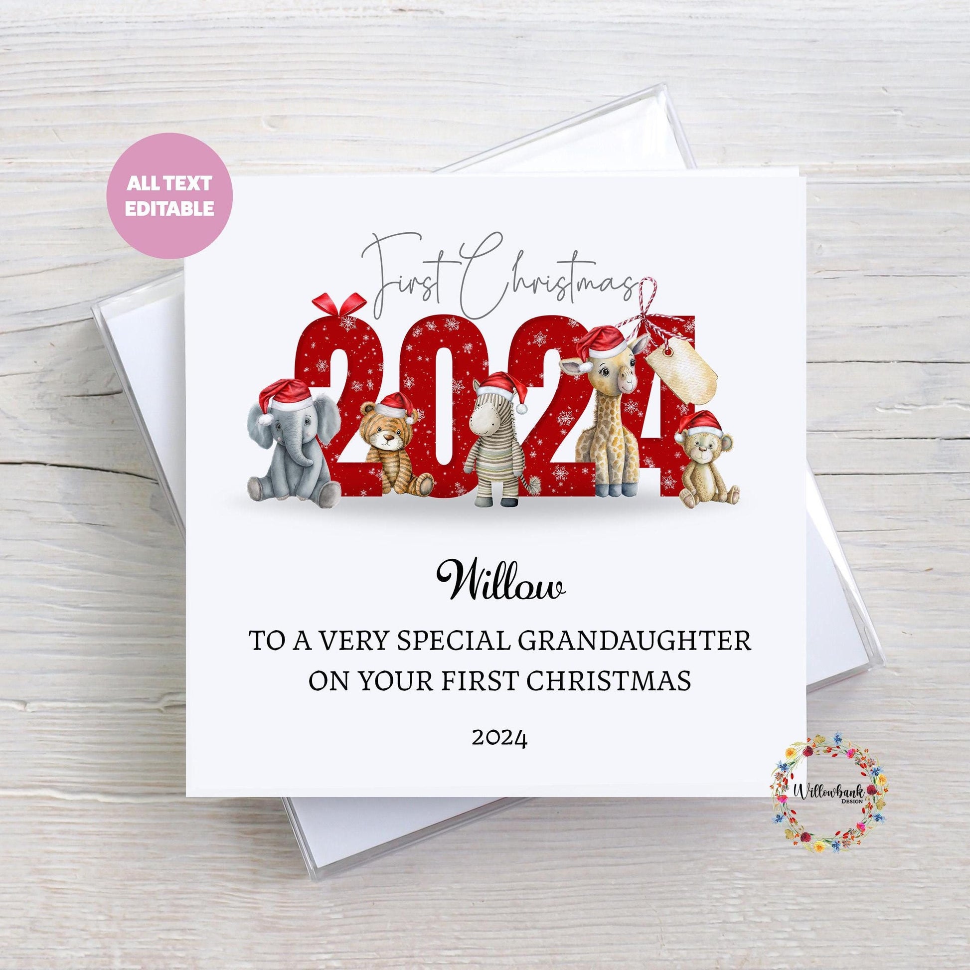 Baby's First Christmas Card