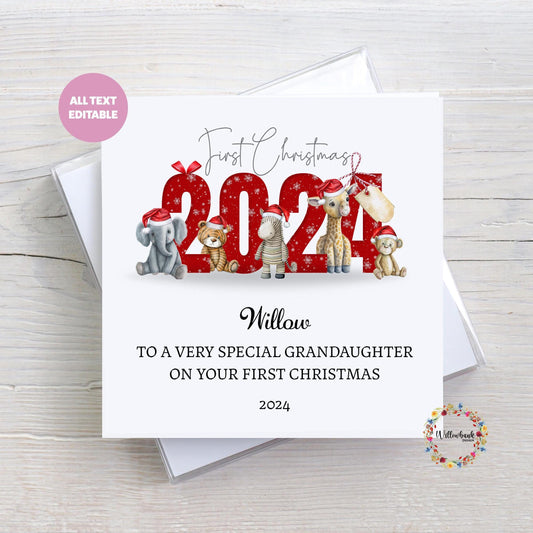 Baby's First Christmas Card