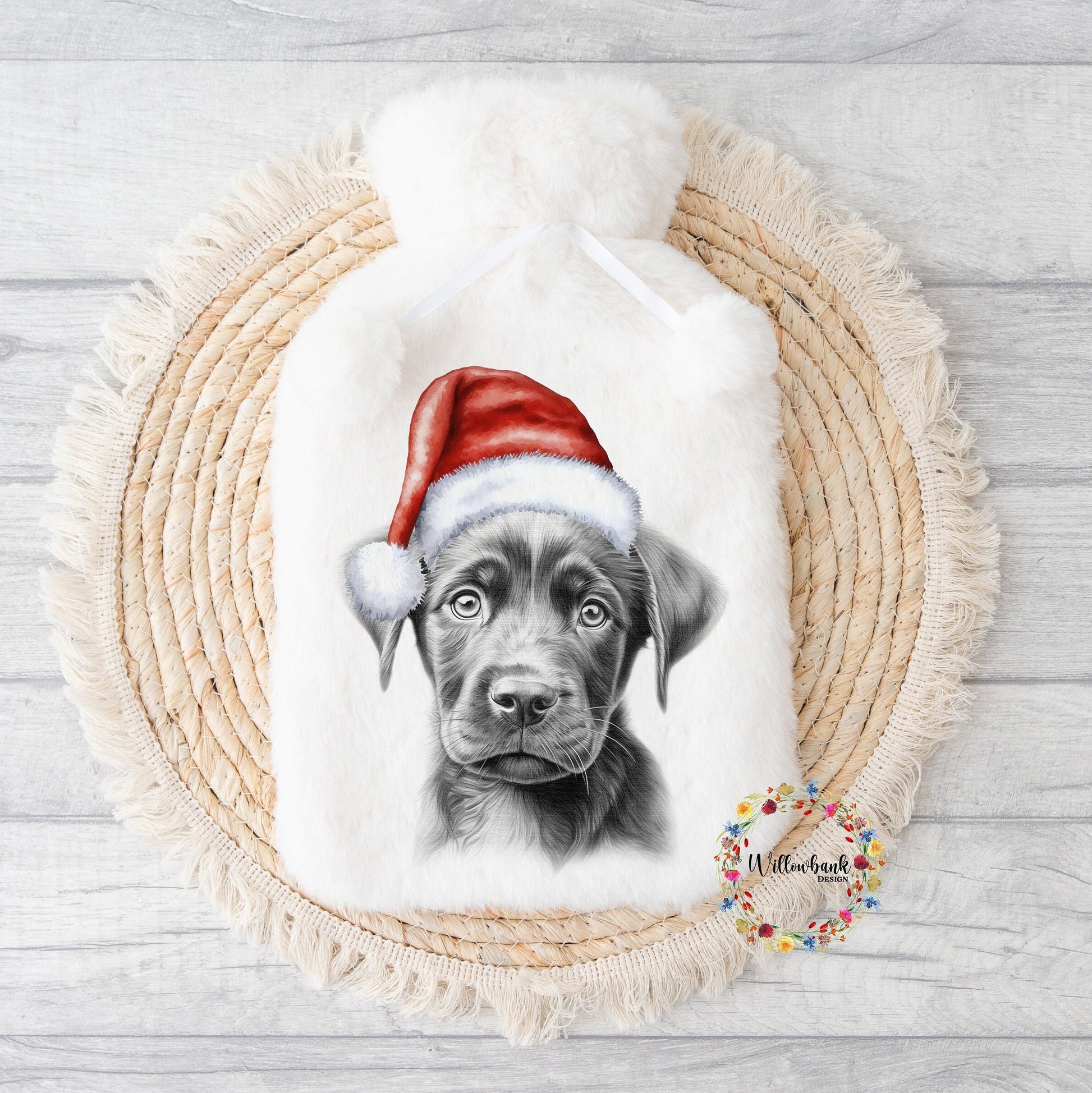 Personalised Labrador Hot Water Bottle