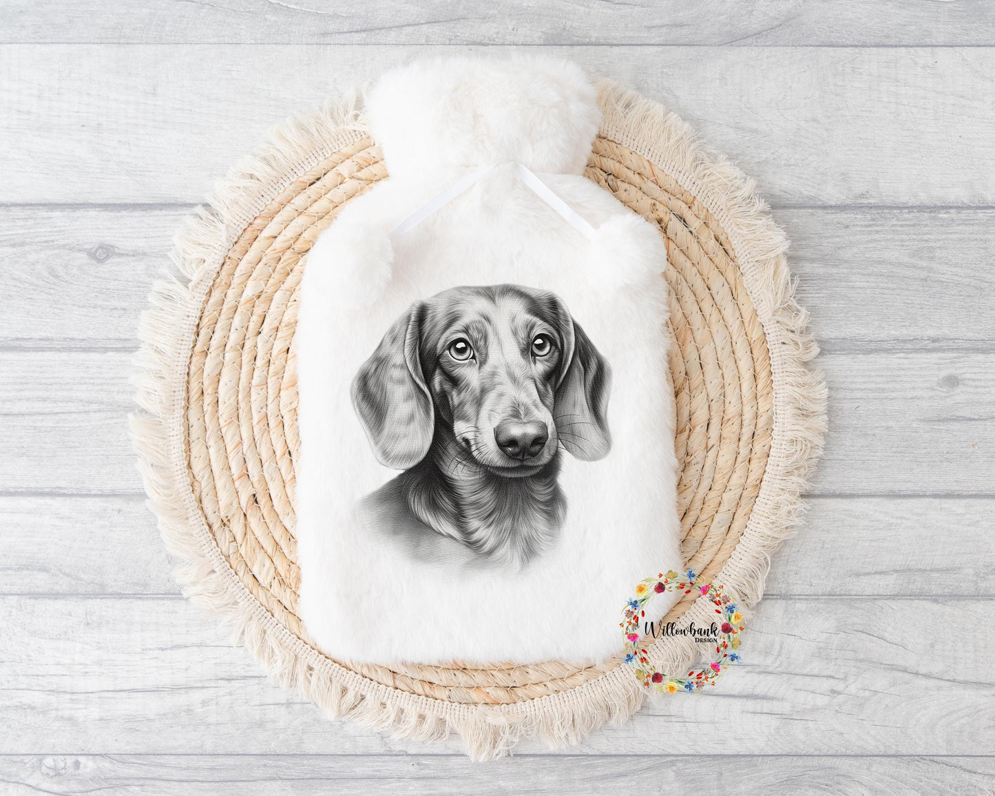 Dachshund Sausage Dog Hot Water Bottle
