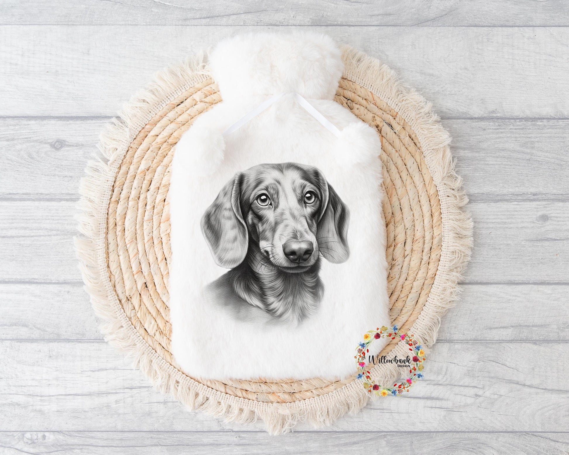 Dachshund Sausage Dog Hot Water Bottle