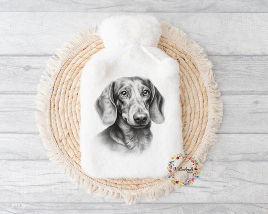 Dachshund Sausage Dog Hot Water Bottle